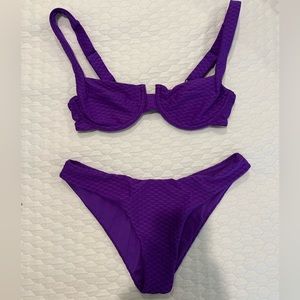 Vetchy Laguna Bikini Set (Purple)